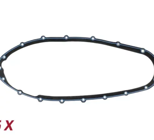 Dichtung Motordeckel (5x) -BGM PRO Silikon- Lambretta LI 125-150, LIS, SX, TV (Serie 2-3), DL/GP 125-200
