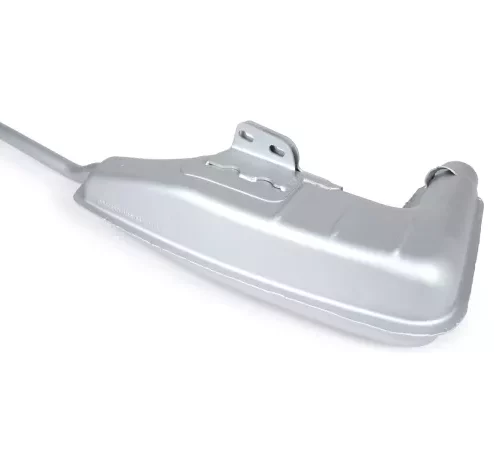 Auspuffkorpus -BGM PRO Clubman V4.0- Lambretta Serie 1-3 – Silbern – LI 125, LI 150, LiS 125, LiS 150, TV 175, SX, TV, GT, GP 125, 150, 200