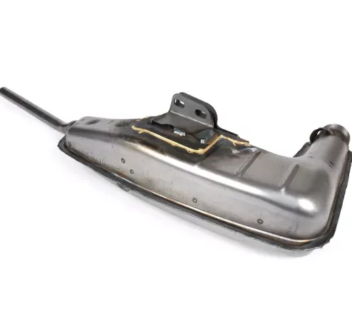 Auspuffkorpus -BGM PRO Clubman V4.0- Lambretta Serie 1-3 – unlackiert -LI 125, LI 150, LiS 125, LiS 150, TV 175, SX, TV, GT, GP 125, 150, 200