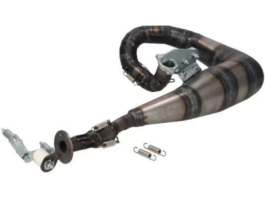 Auspuff -BGM PRO MZ30 Franspeed by Andy Francis Scooters- Lambretta Serie 3 – ohne Endschalldämpfer – unlackiert – LI 125, LI 150, LiS 125, LiS 150, TV 175, SX, TV, GT, GP 125, 150, 200