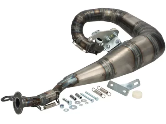 Auspuff -BGM PRO MZ30 Franspeed by Andy Francis Scooters- Lambretta Serie 1-2 – ohne Endschalldämpfer – unlackiert – LI 125, LI 150 Series 1 and 2, TV 175 Series 2