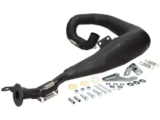 Auspuff -BGM PRO MZ30 Franspeed by Andy Francis Scooters- Lambretta Serie 1-2 – ohne Endschalldämpfer – schwarz – LI 125, LI 150 Series 1 and 2, TV 175 Series 2