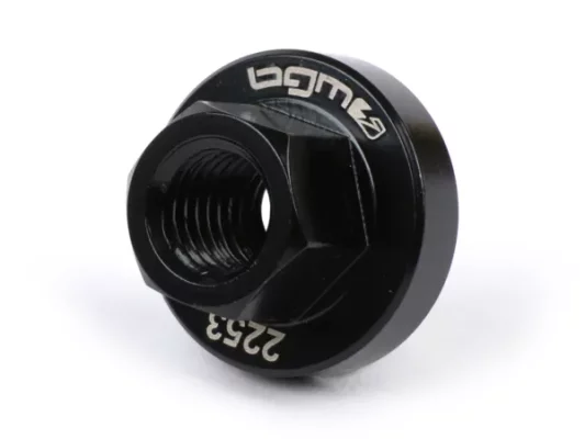 Polradmutter M10 x 1,50 (hochfest) Bund Ø=24mm h=6mm -BGM PRO- Vespa V50(N) (ab Nr. 92877), V50 R (bis Nr. 917729), V50 S (Nr. 15325 bis Nr. 81866),V90 (bis Nr. 194926) , SS50, SS90, PV125 (bis Nr. 194969)