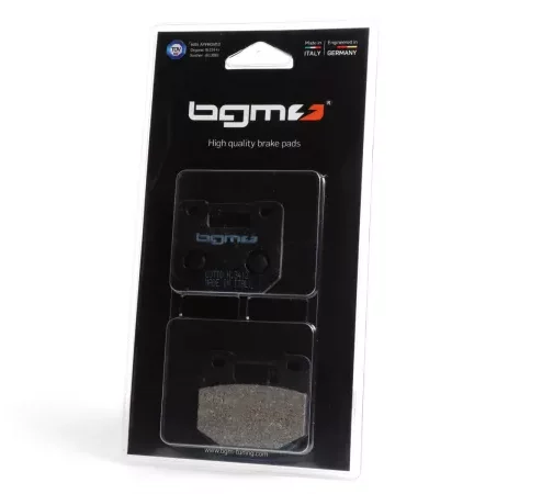 Bremsbeläge -BGM ORIGINAL STANDARD 52,6×44,1×7,5mm – BGM PRO Sport 4-Kolben Radialbremszange – Belagmaterial Organisch