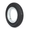 Komplettrad (Reifen fahrbereit auf Felge montiert) -BGM Classic, Vespa Largeframe PX, Sprint, Rally, GT, GTR, TS, T4, LML Star/Stella- 3.50 – 10 Zoll TT 59P (reinforced) – Felge Stahl, lackiert 2.10- 10 – Grau