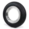 Komplettrad (Reifen fahrbereit auf Felge montiert) -BGM Classic, Vespa Largeframe PX, Sprint, Rally, GT, GTR, TS, T4, LML Star/Stella- 3.50 – 10 Zoll TT 59S (reinforced) – Felge Edelstahl 2.10- 10 – poliert
