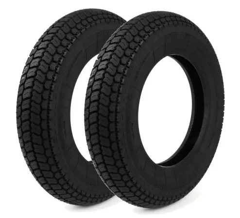 Reifen-Set -2x-BGM Classic (Made in Germany)- 3.50 – 10 Zoll TT 59P 150 km/h (reinforced)- nur für Felgen mit Schlauch
