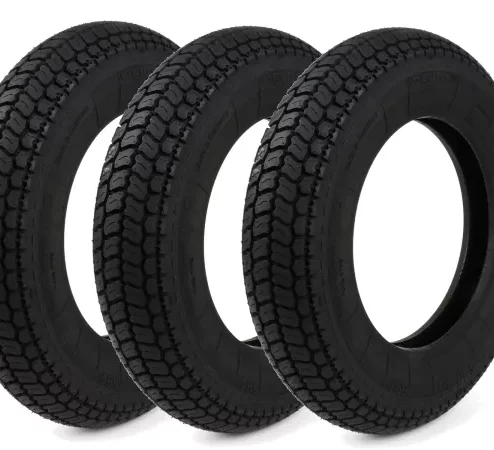 Reifen-Set -3x-BGM Classic (Made in Germany)- 3.50 – 10 Zoll TT 59P 150 km/h (reinforced)- nur für Felgen mit Schlauch