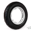 Komplettrad (Reifen fahrbereit auf Felge montiert) -BGM Sport, schlauchlos, Vespa Largeframe PX, Sprint, Rally, GT, GTR, TS, T4, LML Star/Stella- 3.50 – 10 Zoll TL 59S (reinforced) – Felge 2.10-10 – Silbern