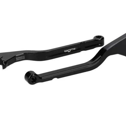 Bremshebel-Set -BGM PRO CNC Sport, lang (165mm)- Vespa GTS 125-300 – (ab Bj. 2023 mit Nissin Bremsanlage)- schwarz glänzend – ABE