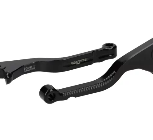 Bremshebel-Set -BGM PRO CNC Sport, kurz (130mm)- Vespa GTS 125-300 – (ab Bj. 2023 mit Nissin Bremsanlage)- schwarz glänzend – ABE