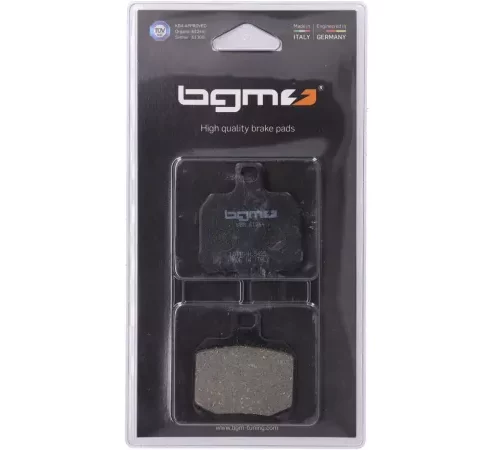 Bremsbeläge -BGM 50,8×53,9mm- BENELLI 666 125ccm 1998 (h), CPI X-Large 125ccm 2003 (vh), X-Large 150ccm 2003 (vh), X-Large 250ccm 2003 (vh), DERBI GP 1 125ccm 2006 (vh), GP 1 250ccm 2006 (vh), GP 1 50ccm 2005 (v), GILERA Nexus 500ccm 2003 (h), Nexus i.e.