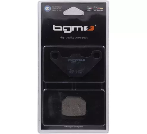 Bremsbeläge -BGM 47,4×37/85x42mm- Gilera Runner, Piaggio NRG, Peugeot (Heng Tong)Speedfight 1 / Speedfight 2 / Elyseo / TKR / Kisbee / Vivacity, Keeway Easy / F-Act / Flash, CPI Hussar / Popcorn, TGB Tapo / Hook / Hawk, ATU Akros / Kallio, Adly Thunderbik
