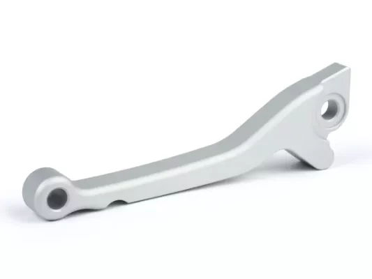 Bremshebel -BGM PRO CNC- Scheibenbremse (Grimeca)- Vespa PX (Bj. 1998-2003), LML Star, Stella – silbern matt – ABE