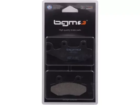 Bremsbeläge -BGM 77,4×42,3/98,8×42,3mm- CAGIVA Elefant i.e. 900ccm Bj. 1991-1992 (h), DAELIM City Ace 110ccm Bj. 2006 (), Roadwin 125ccm Bj. 2003 (), DAELIM 4 wheels ET Quad 250ccm Bj. 2006 (vh), HONDA CBF 250ccm Bj. 2004 (), Dream 50ccm Bj. 2001 (vh), NS