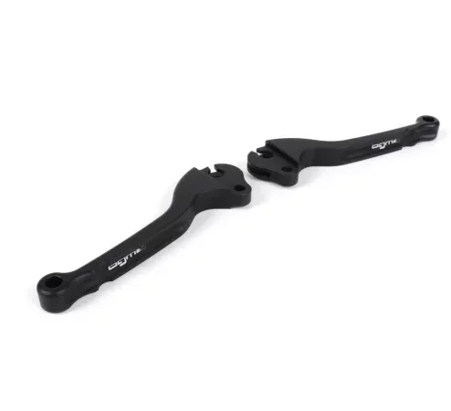 Bremshebel + Kupplungshebel (Set) -BGM PRO CNC- Trommelbremse- Vespa Largeframe 1957-1998 – PX, T5, Sprint, Rally, GT, GTR, TS, VNA, VNB, VBB, VBA, GS, SS180, Smallframe 1963-1989 V50, 50N, V90, PV125, ET3, PK S, PK XL1 – Schwarz matt – ABE