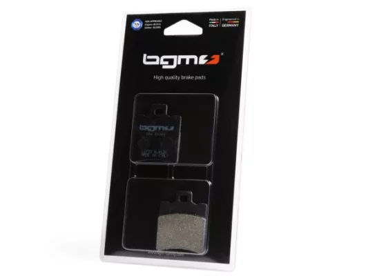 Bremsbeläge -BGM 39,7×49,5mm- SIP Bremszange, APRILIA Amico GL, GLE, LX, Sport Life, LX 50 ccm Bj. 1992 (v), Area 51 50 ccm Bj. 1998 (vh), Compay 125 ccm Bj. 2003 (v), Compay 50 ccm Bj. 2002 (v), Gulliver 50 ccm Bj. 1995 (v), Gulliver LC 50 ccm Bj. 1996-1