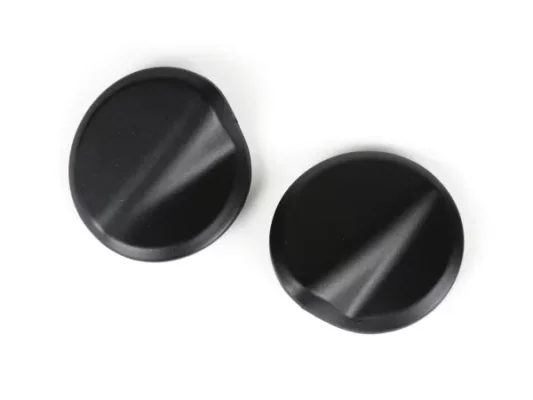 Abdeckkappen-Set Spiegellöcher -BGM PRO- Vespa GTS 125-300 (ZAPMA3100, ZAPMA3200, ZAPMA3300) GTS HPE, Supertech (ZAPMA3600) – schwarz matt (099/c)