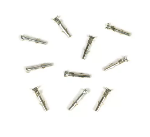 Kabelschuh für Rundstecker Zündgrundplatte/Kabelbaum -L=20 mm, Ø=2,1 mm- Vespa PK, PX Lusso, Cosa, T5 125ccm – 10stk. – Weibchen