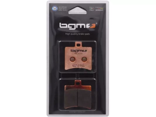 Bremsbeläge -BGM PRO Sintersport 50,9×53,5mm- APRILIA SR 50ccm 2000 (h), Atlantic (Arrecife) 125ccm 2003 (h), Scarabeo 125ccm 1998 (h), Scarabeo 150ccm 1998 (h), Atlantic (Arrecife) 200ccm 2003 (h), Scarabeo 200ccm 2001 (h), Leonardo 250ccm 1999 (h), Atla
