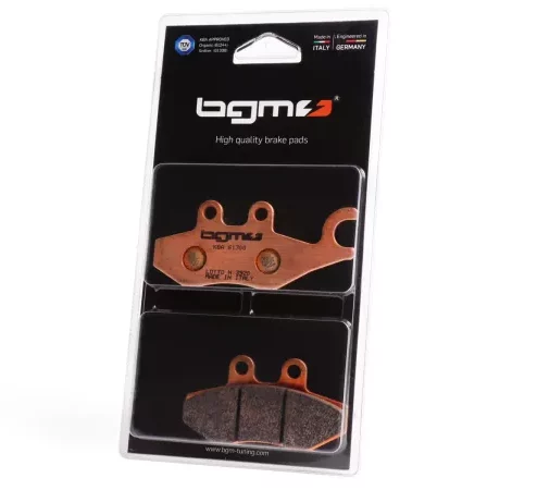 Bremsbeläge -BGM PRO Sintersport 76,8×41,8/96,9×41,2mm- Vespa GTS (vorne, alle Modelle) – GTS300 HPE, Supertech, Supersport, Super Racing Sixties, Super Notte, Yacht Club, Touring, Super, GTV300 Sei Giorni, GT, GTL, GTS, Runner FX/FXR/VX/VXR 125-180-200 (