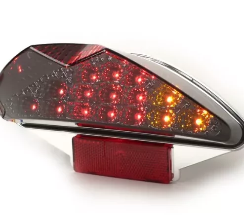 Rücklicht -BGM ORIGINAL Klarglas 15 LED mit Blinkerfunktion- MBK Nitro (YQ50/L, 2-Takt), Yamaha Aerox (YQ50/L, 2-Takt) – schwarz