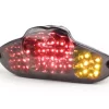 Rücklicht -BGM ORIGINAL Klarglas LED mit Blinkerfunktion- Gilera Runner (ab Bj. 2006), DNA – schwarz