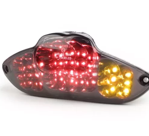 Rücklicht -BGM ORIGINAL Klarglas LED mit Blinkerfunktion- Gilera Runner (ab Bj. 2006), DNA – schwarz