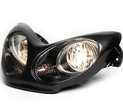 Scheinwerfer -BGM Next Generation- MBK Nitro (YQ50/L, 2-Takt), Yamaha Aerox (YQ50/L, 2-Takt) – Carbon Style