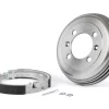 Bremstrommel vorne 8 Zoll inkl. Bremsbacken -BGM PRO Grauguss- Vespa Wideframe V1-15, V30-33, VU, VM, VN, VL, VB, ACMA, Hoffmann, Largeframe VBA, VBB, VNA, VNB