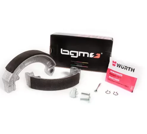 Bremsbacken -BGM PRO Ø=150x24mm- VESPA PX (vh), PK (vh), T5 125cc (vh), Rally180 (VSD1T), Rally200 (VSE1T) (h), Sprint (h), TS125 (VNL3T) (h), GT125 (VNL2T) (h), GTR125 (VNL2T) (h), GL150 (VLA1T) (h), SS180 (h), GS160 (h), GS150 / GS3 (VS5T) (h)