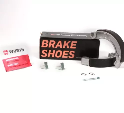 Bremsbacken -BGM PRO Ø=127x23mm- Vespa 8 hinten, 2 Aufnahmen, Vespa VNB4T bis VNB6T (h), VBB2T (h) – auch verwendet zur Umrüstung 10 auf 8