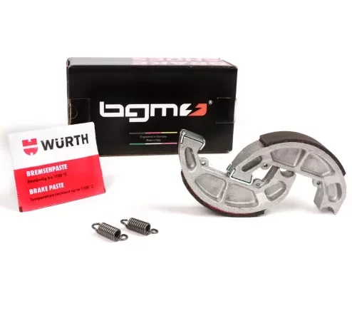 Bremsbacken -BGM PRO Ø=100x20mm, mit Nut- PIAGGIO NRG 50 ccm 1994-1998 (h), NRG Extreme AC 50 ccm 1999 (h), NTT 50 ccm 1995 (h), Quartz 50 ccm 1992 (h), Sfera 50 ccm 1990-1996 (h), Sfera 80 ccm 1990-1994 (h), Zip 50 ccm 1992 (h), GILERA Storm 50