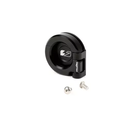 Gepäckhaken -BGM PRO Aluminium CNC- Vespa GT, GTS, GTV, GTL, S – 50-300ccm – schwarz