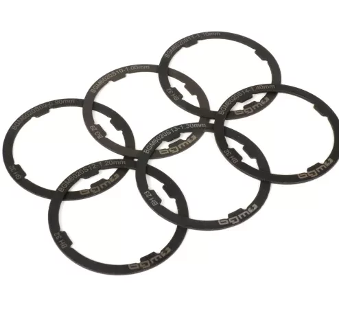 Schulterring-Set -BGM ORIGINAL- Vespa Smallframe V50, PV125, ET3, PK – Largeframe PX Lusso (1984-), Cosa, T5 125ccm – 0,90-1,40mm (+0,0 /- 0,04mm) – 6 stk.