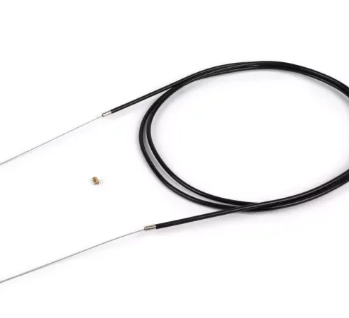 Zug universal -BGM ORIGINAL, Ø=1.2mm x 2500mm, Hülle= 2200mm, Nippel Ø=3mm x 3mm, Innenhülle PE, geflochtener Zug, schwarz- verwendet als Gaszug