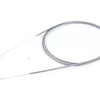 Zug universal -BGM ORIGINAL, Ø=1.2mm x 2500mm, Hülle= 2200mm, Nippel Ø=5.5mm x 7.5mm, Innenhülle PE, geflochtener Zug, grau- verwendet als Gaszug