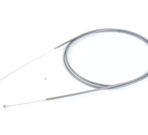 Zug universal -BGM ORIGINAL, Ø=1.2mm x 2500mm, Hülle= 2200mm, Nippel Ø=5.5mm x 7.5mm, Innenhülle PE, geflochtener Zug, grau- verwendet als Gaszug