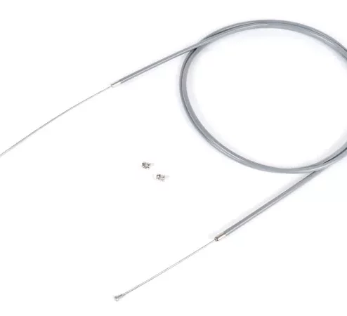 Zug universal -BGM ORIGINAL, Ø=1.9mm x 2500mm, Hülle= 2200mm, Nippel Ø=8.0mm x 8mm, Innenhülle PE, grau- verwendet als Kupplungszug, Bremszug vorne
