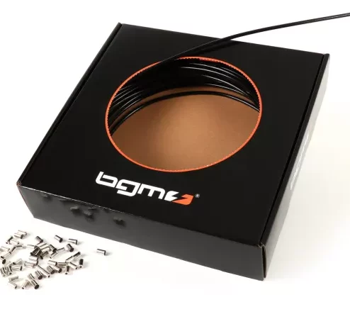 Außenhülle -BGM ORIGINAL, PE Innenhülle- Ø außen = 5mm (l=25 Meter) – Schwarz