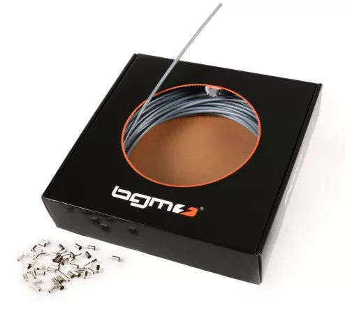 Außenhülle -BGM ORIGINAL, PE Innenhülle- Ø außen = 5mm (l=25 Meter) – Grau