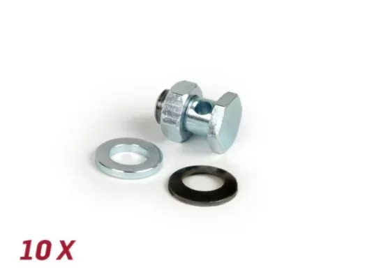 Klemmschraube Bremszug hinten -BGM ORIGINAL- Vespa V50, 50N, PV125, ET3, PK S, PK XL1, PK XL2, ETS, VNA, VNB, VBA, VBB, Super, GL, GT, GTR, TS, Sprint, GS, SS, Rally, PX – 10 Stück