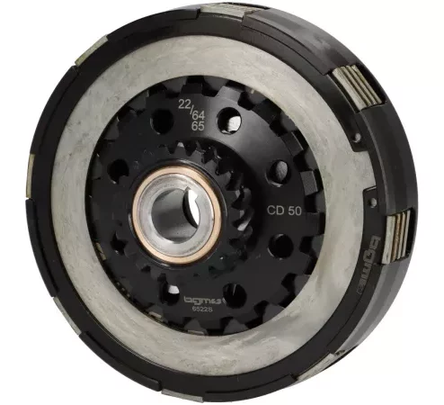 Kupplung 22Z (64/65) -BGM PRO Superstrong 2.0 Touring CR Ultralube – Belag Cosa2 (Alu 14mm/Sinter)- 22 Zähne für Primärrad 64/65Z – Vespa PX200, Rally200 -(pre. BGM8722ULT)