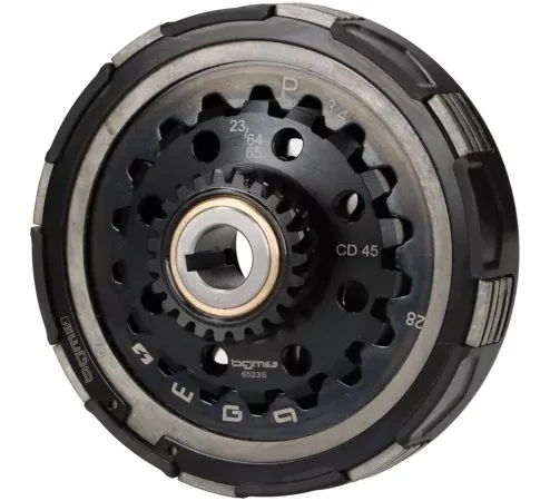 Kupplung 23Z (64/65) -BGM PRO Superstrong 2.0 Sport CR80 Ultralube – Belag CR80 (Alu 16mm/Sinter)- 23 Zähne für Primärrad 64/65Z – Vespa PX200, Rally200 -(pre. BGM8299, pre. BGM8323)