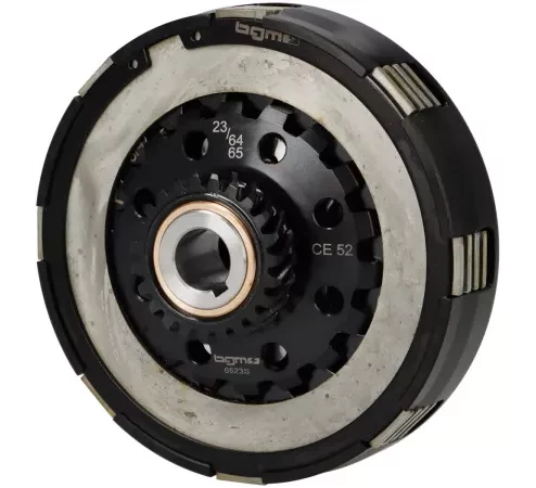 Kupplung 23Z (64/65) -BGM PRO Superstrong 2.0 Touring CR Ultralube – Belag Cosa2 (Alu 14mm/Sinter)- 23 Zähne für Primärrad 64/65Z – Vespa PX200, Rally200 -(pre. BGM8723ULT)