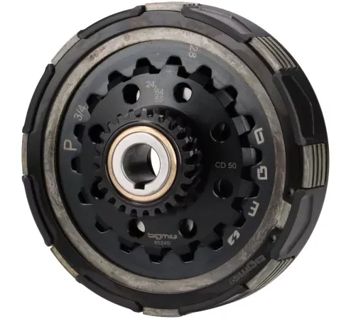 Kupplung 24Z (64/65) -BGM PRO Superstrong 2.0 Sport CR80 Ultralube – Belag CR80 (Alu 16mm/Sinter)- 24 Zähne für Primärrad 64/65Z – Vespa PX200, Rally200 -(pre. BGM8299D, pre. BGM8324)
