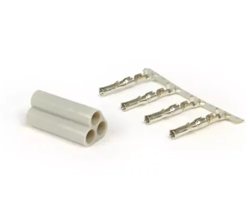 Stecker für Kabelbaum -BGM PRO, 3 Steckkontakte- Vespa, Piaggio, Gilera – Stecker – z.B. für Tankgeber Vespa PX (mit Kunststoffverschluß)