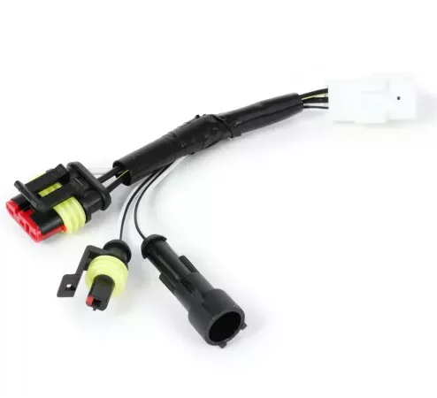 Kabel-Adapter-Kit Blinkerumrüstung hinten -BGM PRO- Vespa GTS125-300 (Modelljahre -2018) – zur Verwendung von Moto Nostra LED Blinker mit dynamischen LED Lauflicht und Rücklicht Modelljahr 2019