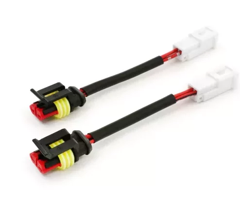 Kabel-Adapter-Kit Blinkerumrüstung -BGM PRO update 2003-2013 => 2014- Vespa GTS hinten  – verwendet für Blinker ab Bj.2014 in Fahrzeugen vor Bj.2014