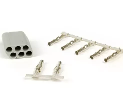 Stecker für Kabelbaum -BGM PRO, 6 Steckkontakte- Vespa, Piaggio, Gilera – Stecker